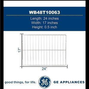 GE WB48T10063 Genuine OEM Rack for GE Ovens